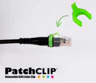 PATCH CLIP COULEUR VERT CLAIR x50