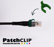 PATCH CLIP COULEUR VERT SAPIN x 50