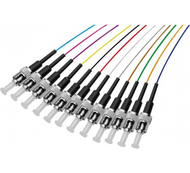 Pigtail ST 2M 09/125 EASY STRIP LSZH x 12 couleur