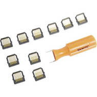 1 kit de remplacement d'inserts connecteurs RJ45 : 1 outil + 10 connecte