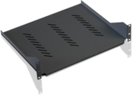 Plateau fixe 19  2U prof 400 2 pts fix. charge 25kg. pour profondeur mini 520mm