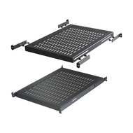 Plateau reglable 19  1U charge 150kg (accrochage de 550 à 788mm) 4 pts fix