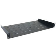 Plateau noir fixation avant 250mm 1U