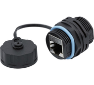 TRAVERSEE RJ45 CAT.6 ETANCHE AVEC BOUCHON