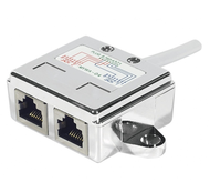 ECLATEUR DE PORT RJ45 BLINDE LAN+LAN ECLATEUR DE PORT RJ45 BLINDE LAN+LAN