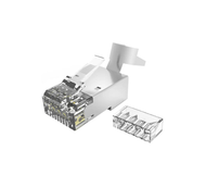 CONNECTEUR 8P8C RJ45 CAT6A STP POUR MONOBRIN LOT DE 5
